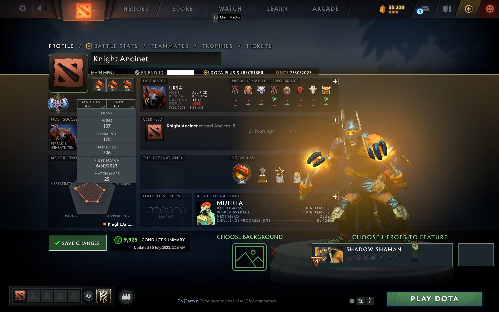 Ancient I | MMR: 3795 - Behavior: 9925