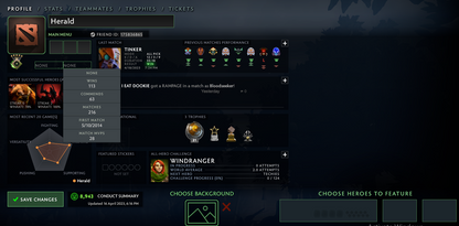 Herald V | MMR: 570 - Behavior: 8943