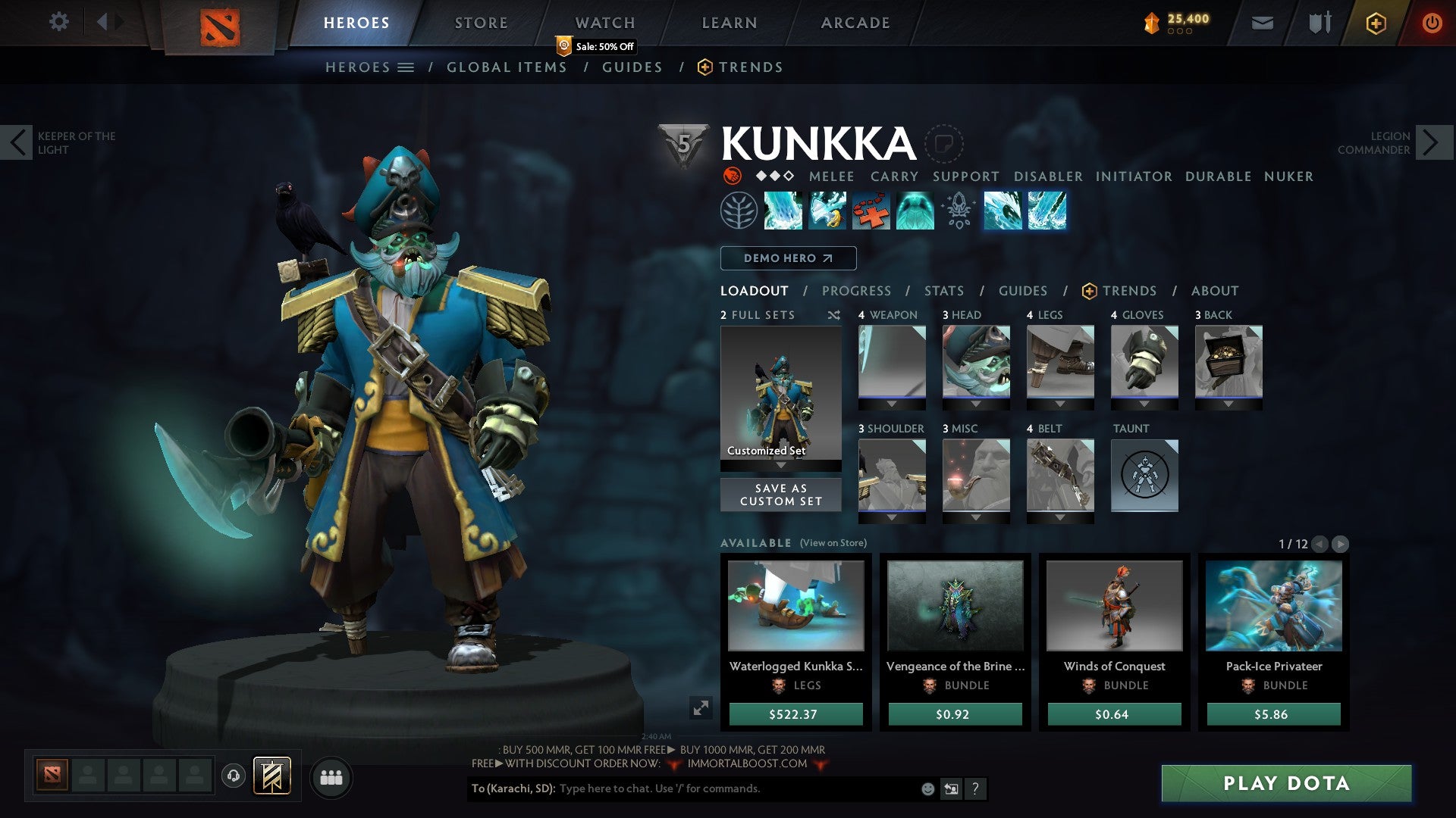 Immortal [Leaderboard] | MMR: 5820 - Behavior: 9405