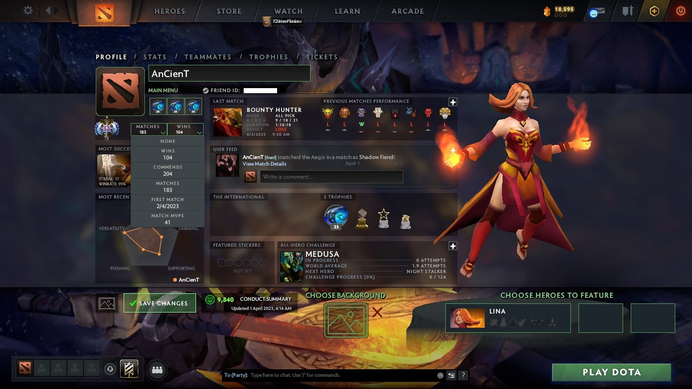 Ancient I | MMR: 3870 - Behavior: 9840