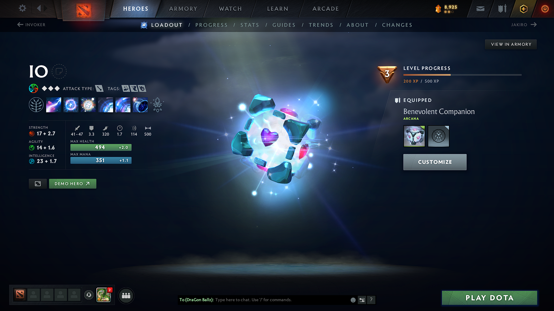 Legend I | MMR: 3158 - Behavior: 10250 - Communication: 10250