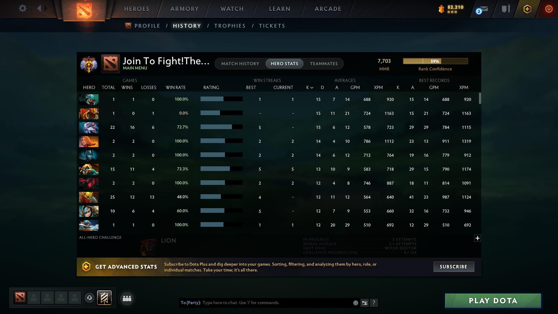 Immortal | MMR: 7703 - Behavior: 10399 - Communication: 10399