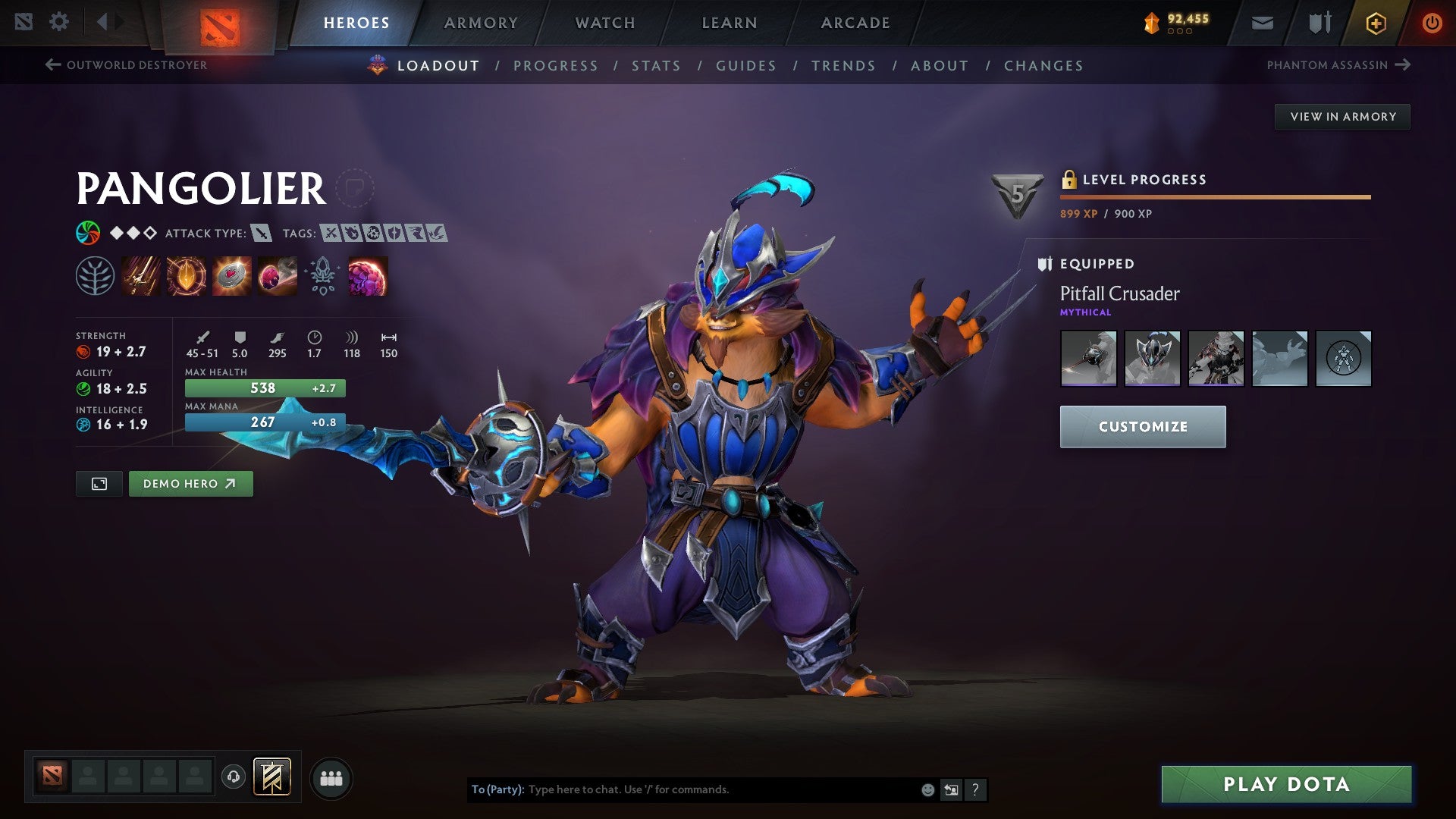 Divine I | MMR: 4794 - Behavior: 8398 - Communication: 8398