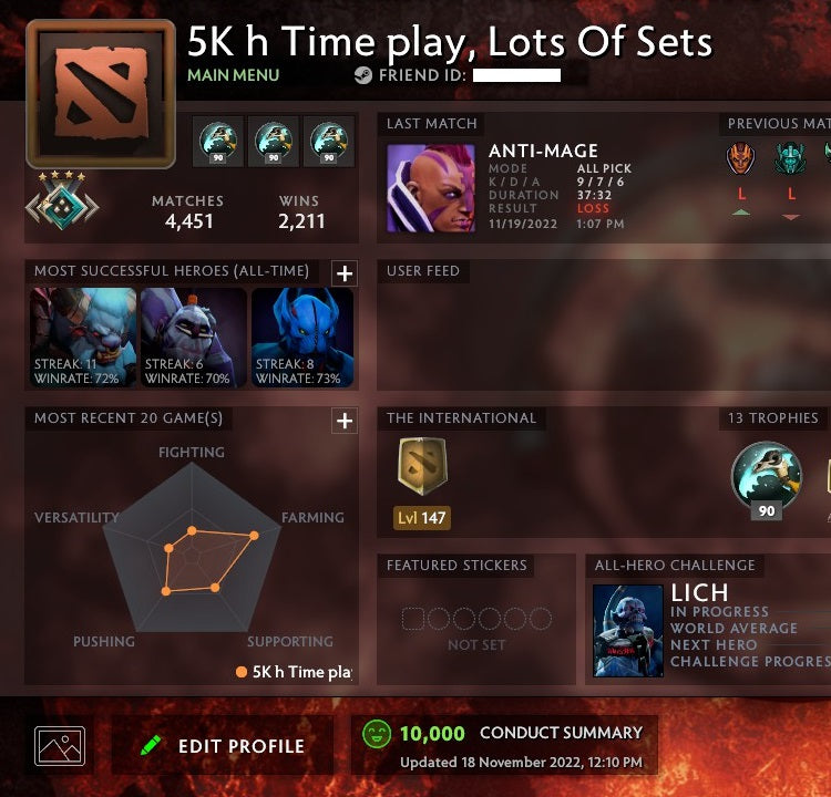 Crusader IV | MMR: 2000 - Behavior: 10000