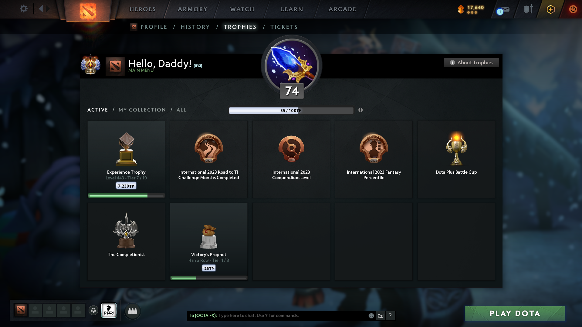 Immortal | MMR: 6098 [4814 - Leaderboard] - Behavior: 9908 - Communication: 9908
