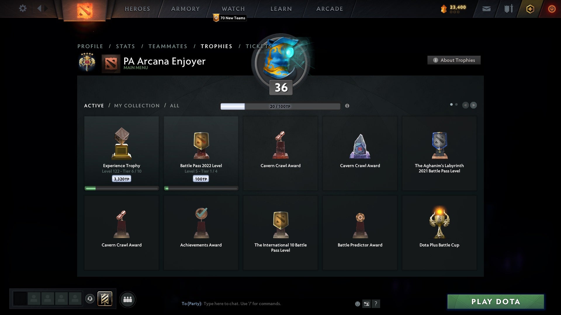 Legend V | MMR: 3845 - Behavior: 9850