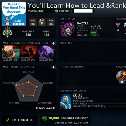 Archon III | MMR: 2680 - Behavior: 10000