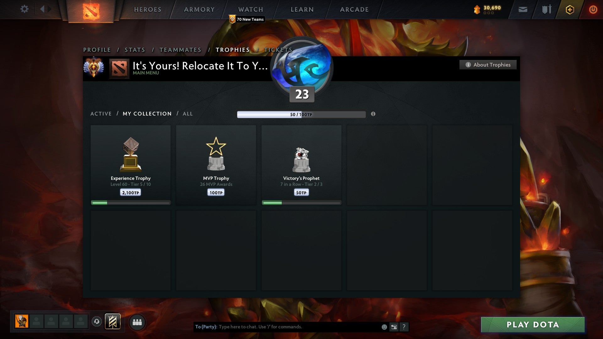 Immortal | MMR: 6204 - Behavior: 10000 - Communication: 10000