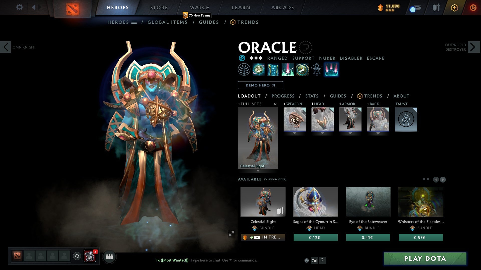 Ancient I | MMR: 3910 - Behavior: 10000