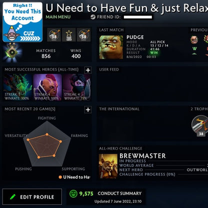 Herald II | MMR: 10 - Behavior: 9575