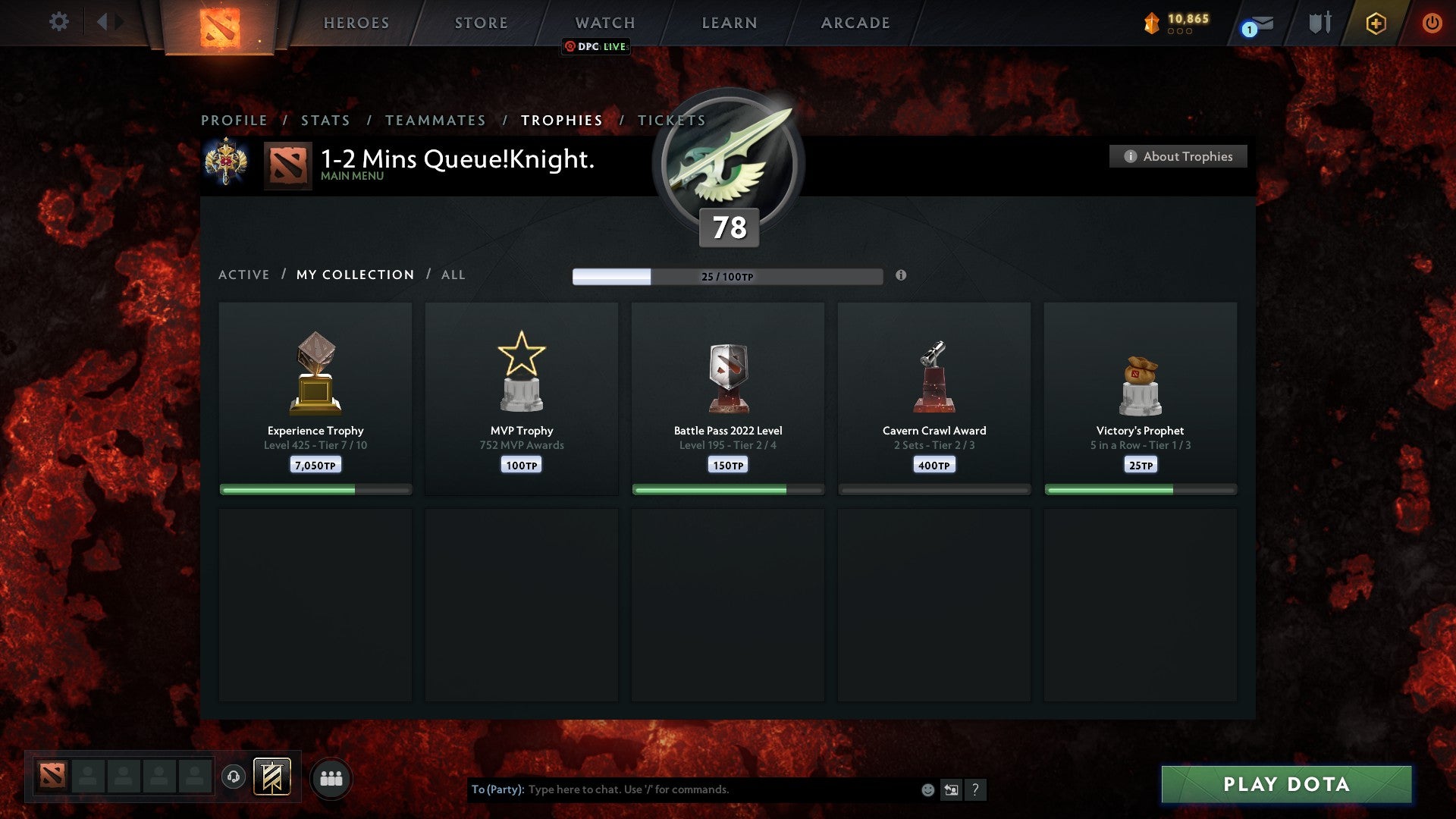 Legend I | MMR: 3158 - Behavior: 10000