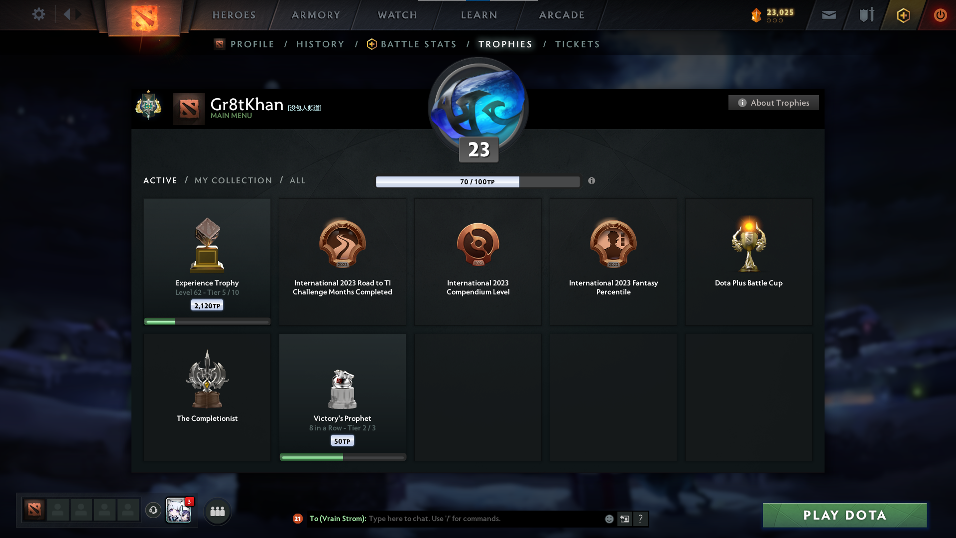 Archon I | MMR: 2238 - Behavior: 9474 - Communication: 9474