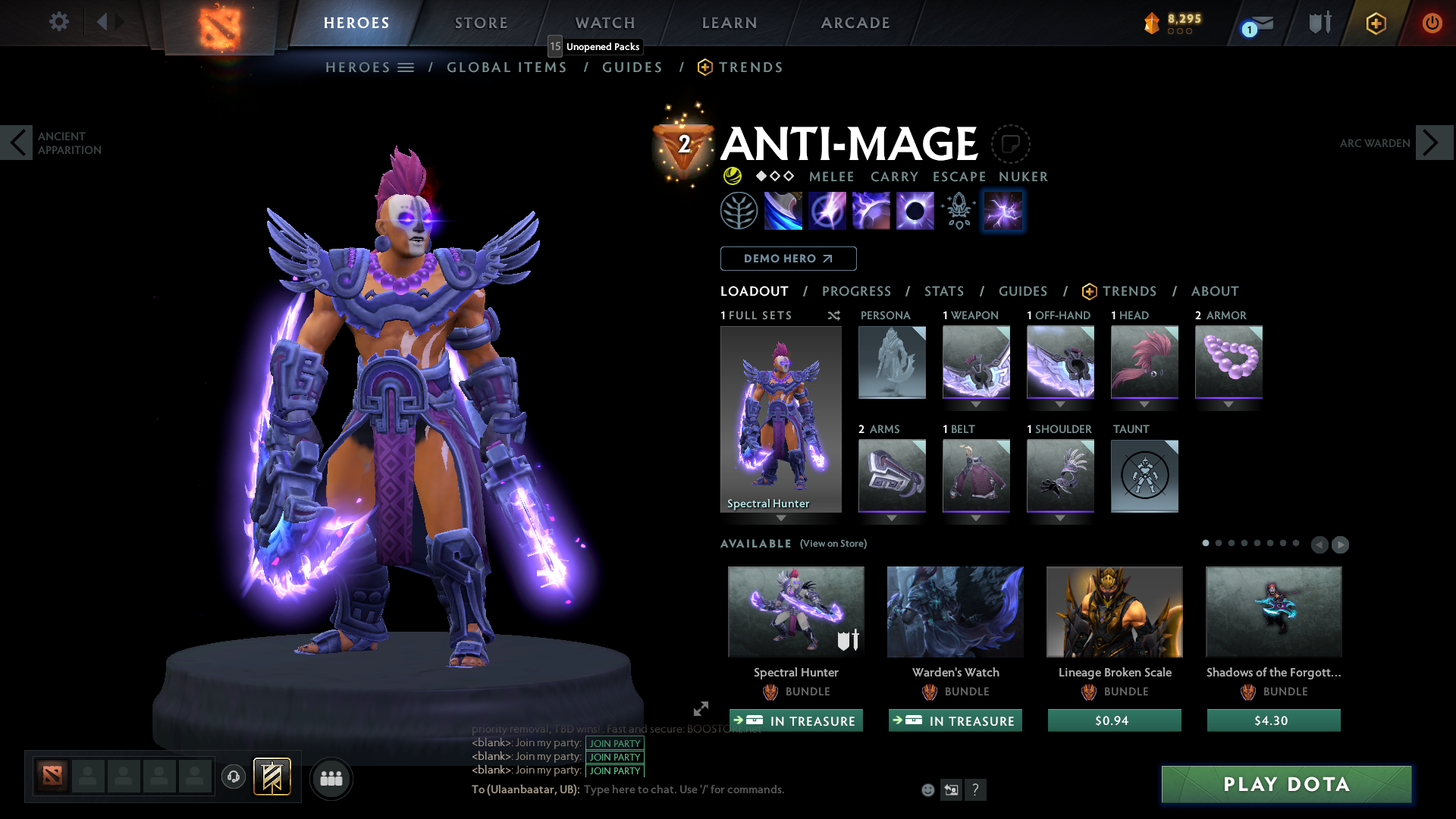 Archon I | MMR: 2444 - Behavior: 6364