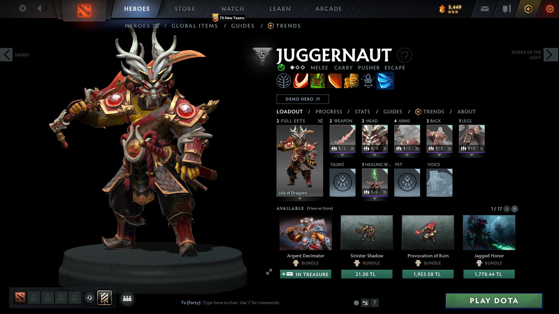 Ancient V | MMR: 4505 - Behavior: 10000