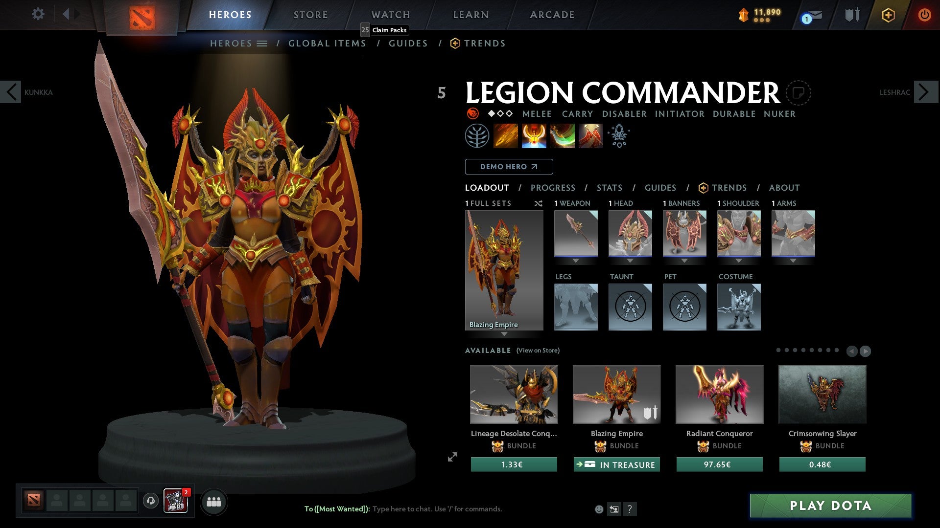 Ancient I | MMR: 3910 - Behavior: 10000