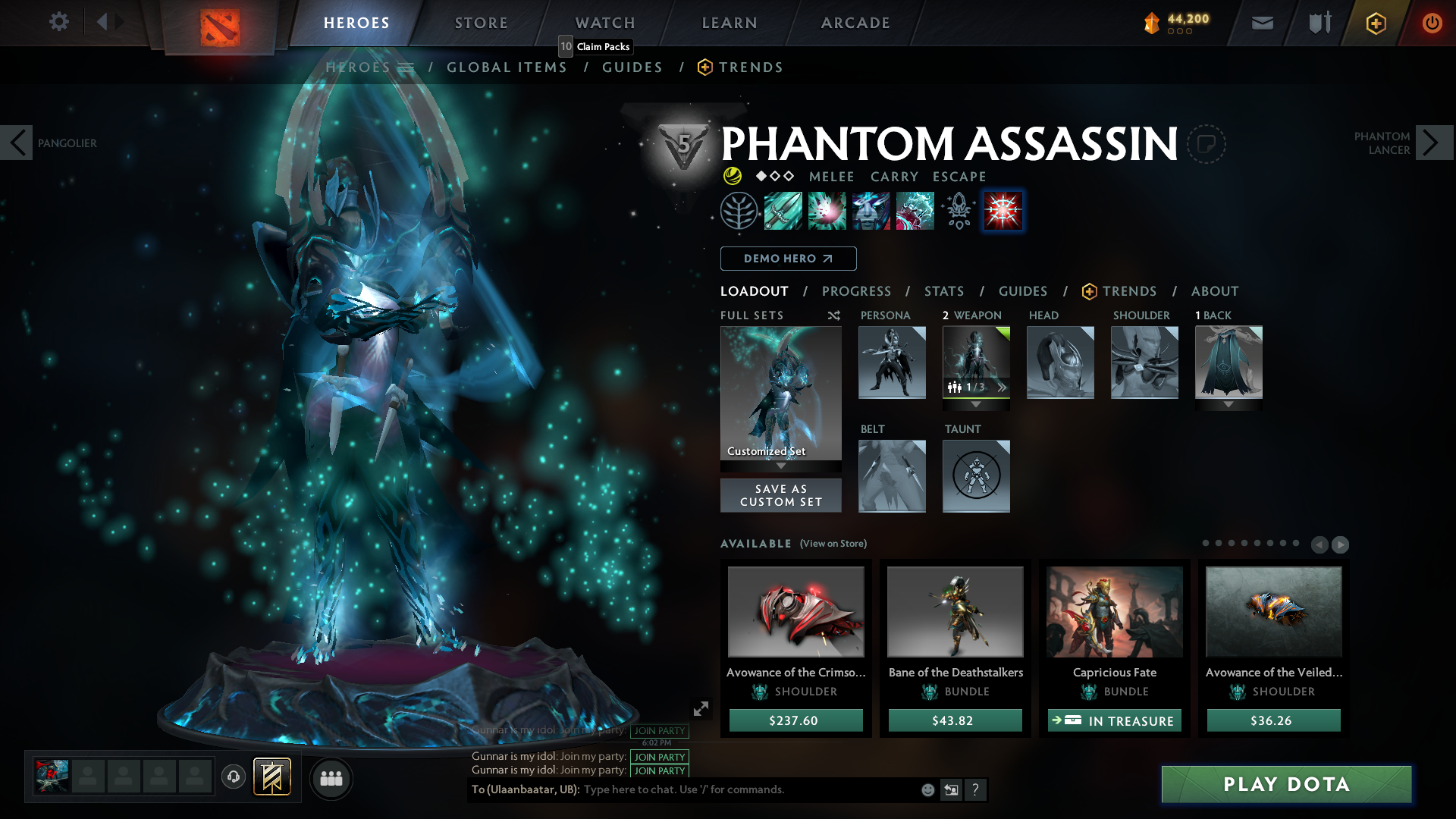 Legend I | MMR: 2990 - Behavior: 9715