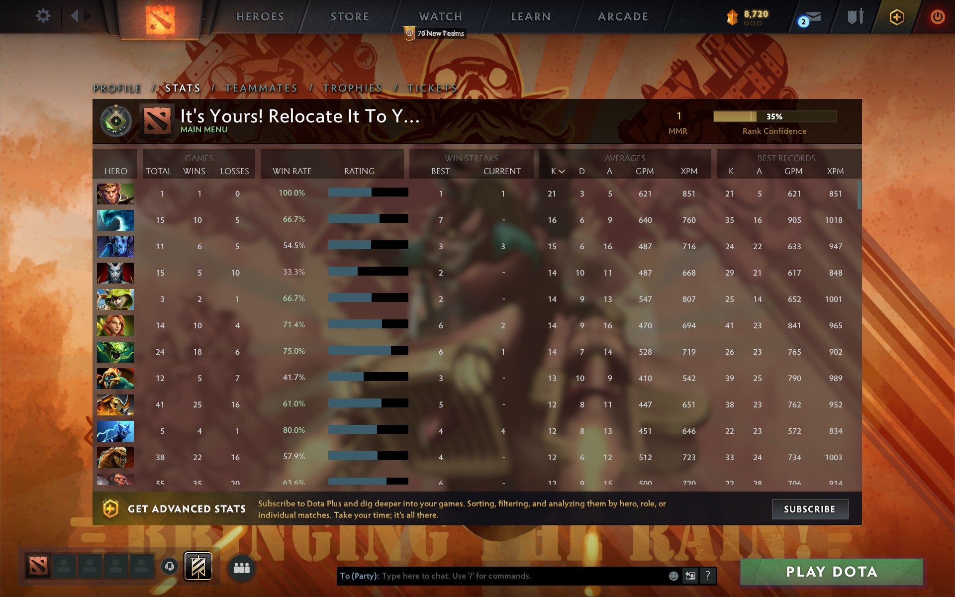 Herald I | MMR: 1 - Behavior: 9681