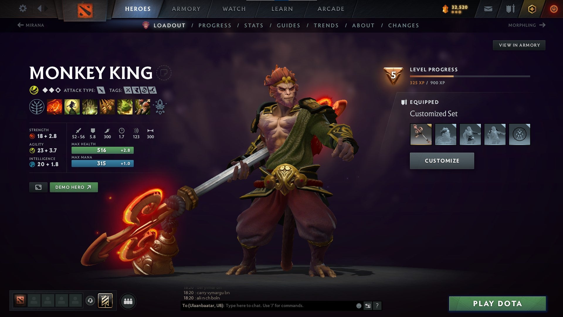 Legend I | MMR: 3159 - Behavior: 9133 - Communication: 9133