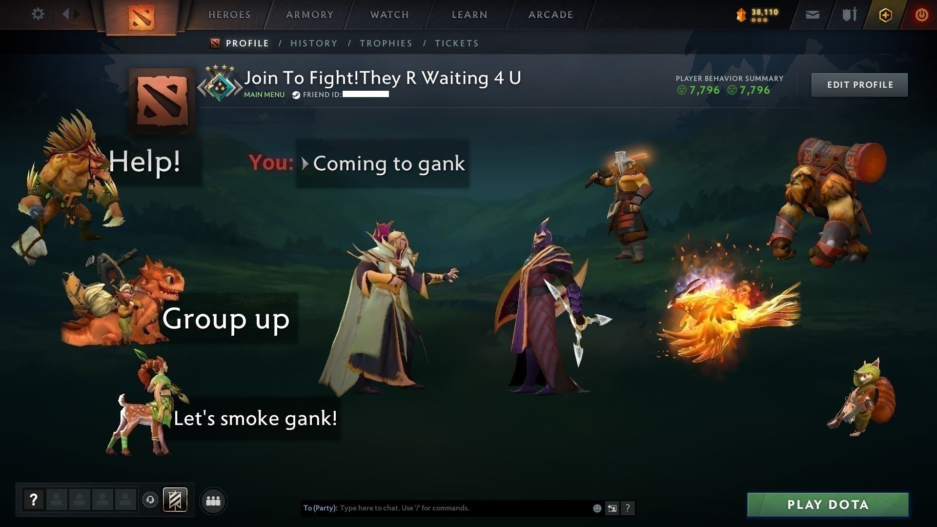 Crusader IV | MMR: 1954 - Behavior: 7796 - Communication: 7796