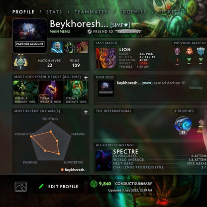 Archon II | MMR: 2590 - Behavior: 9800