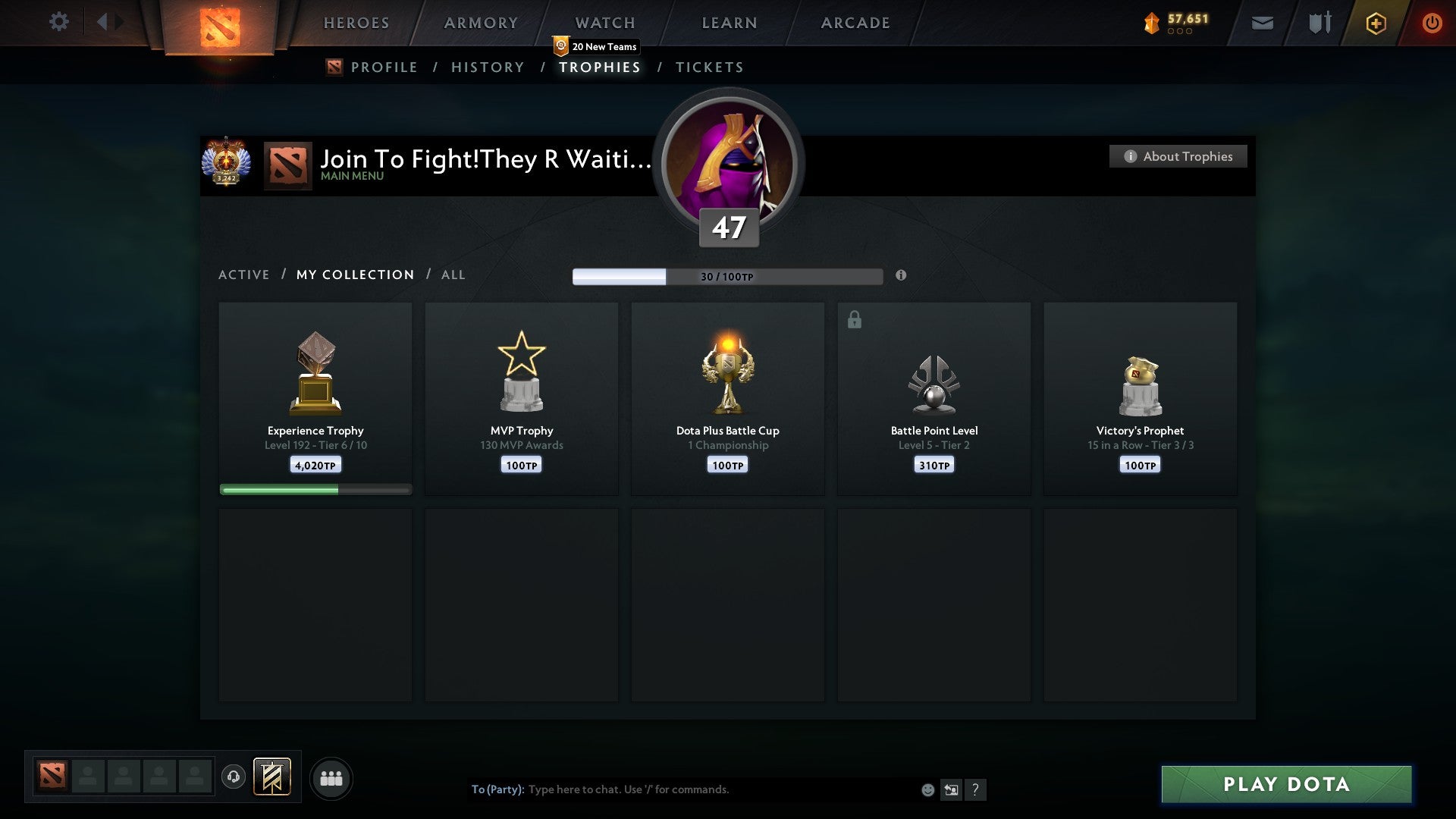 Immortal | MMR: 7325 - Behavior: 11450 - Communication: 11450