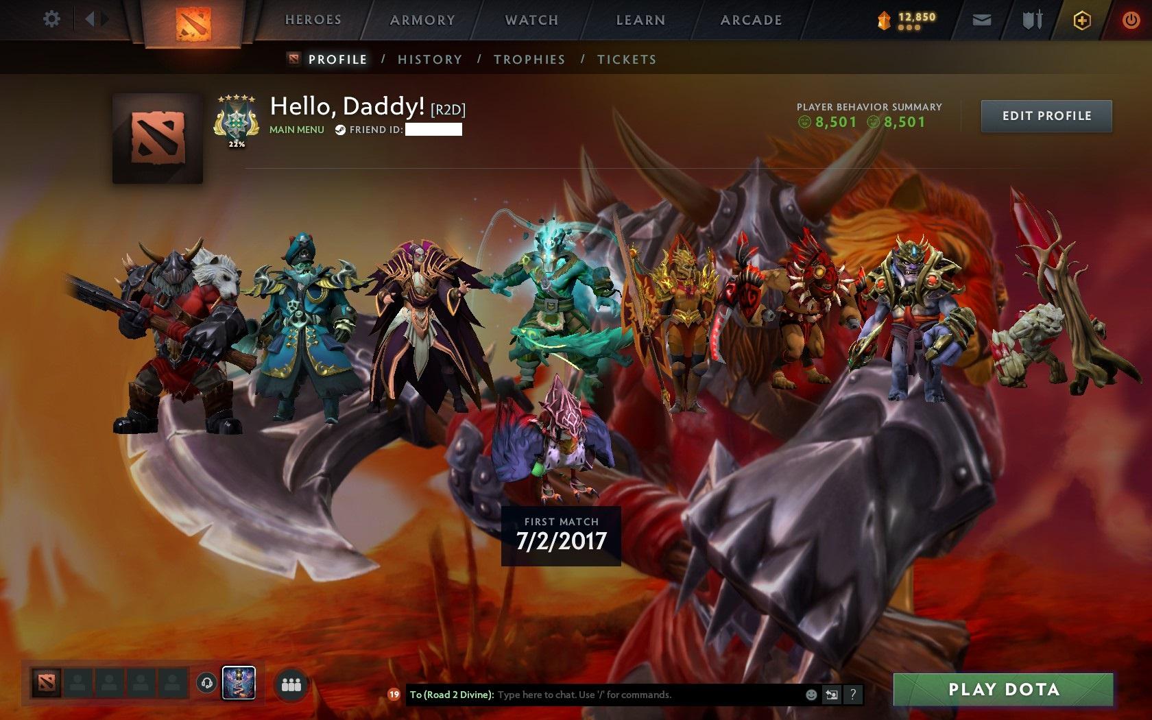 Archon V | MMR: 2960 - Behavior: 8501 - Communication: 8501