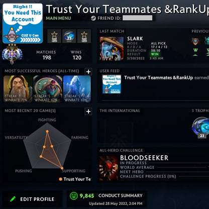 Ancient III | MMR: 4200 - Behavior: 9845