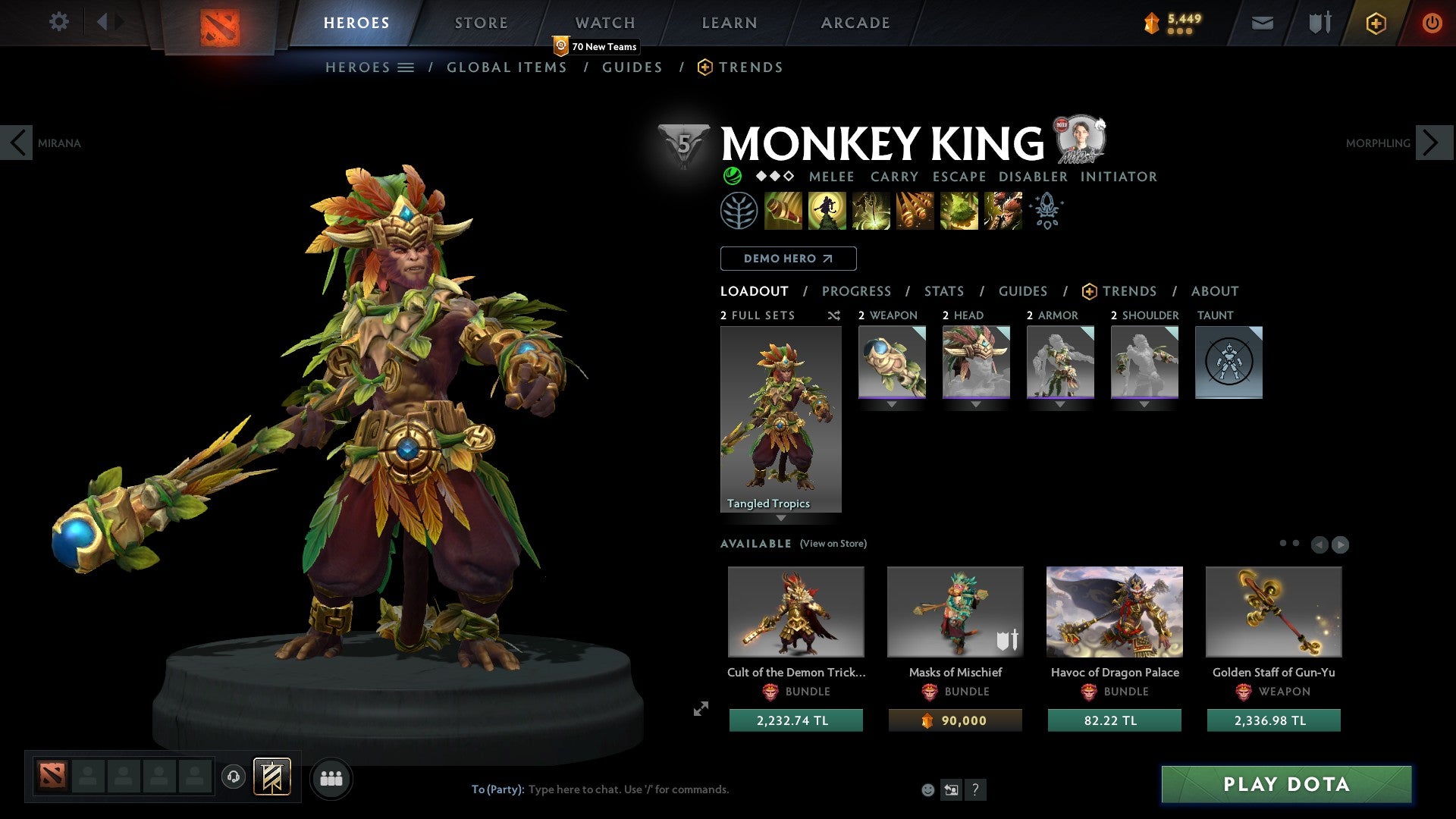 Ancient V | MMR: 4505 - Behavior: 10000