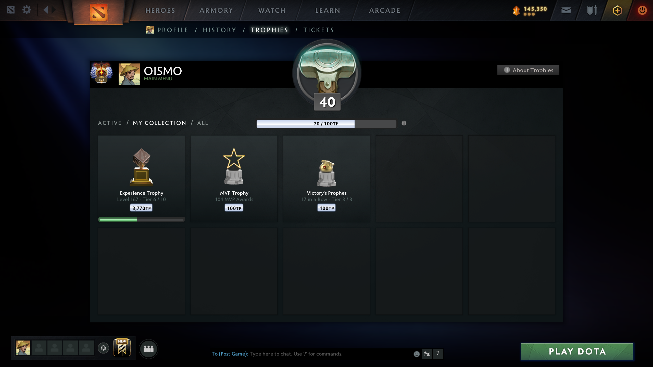 Immortal [Leaderboard] | MMR: 9027 - Behavior: 12000 - Communication: 12000