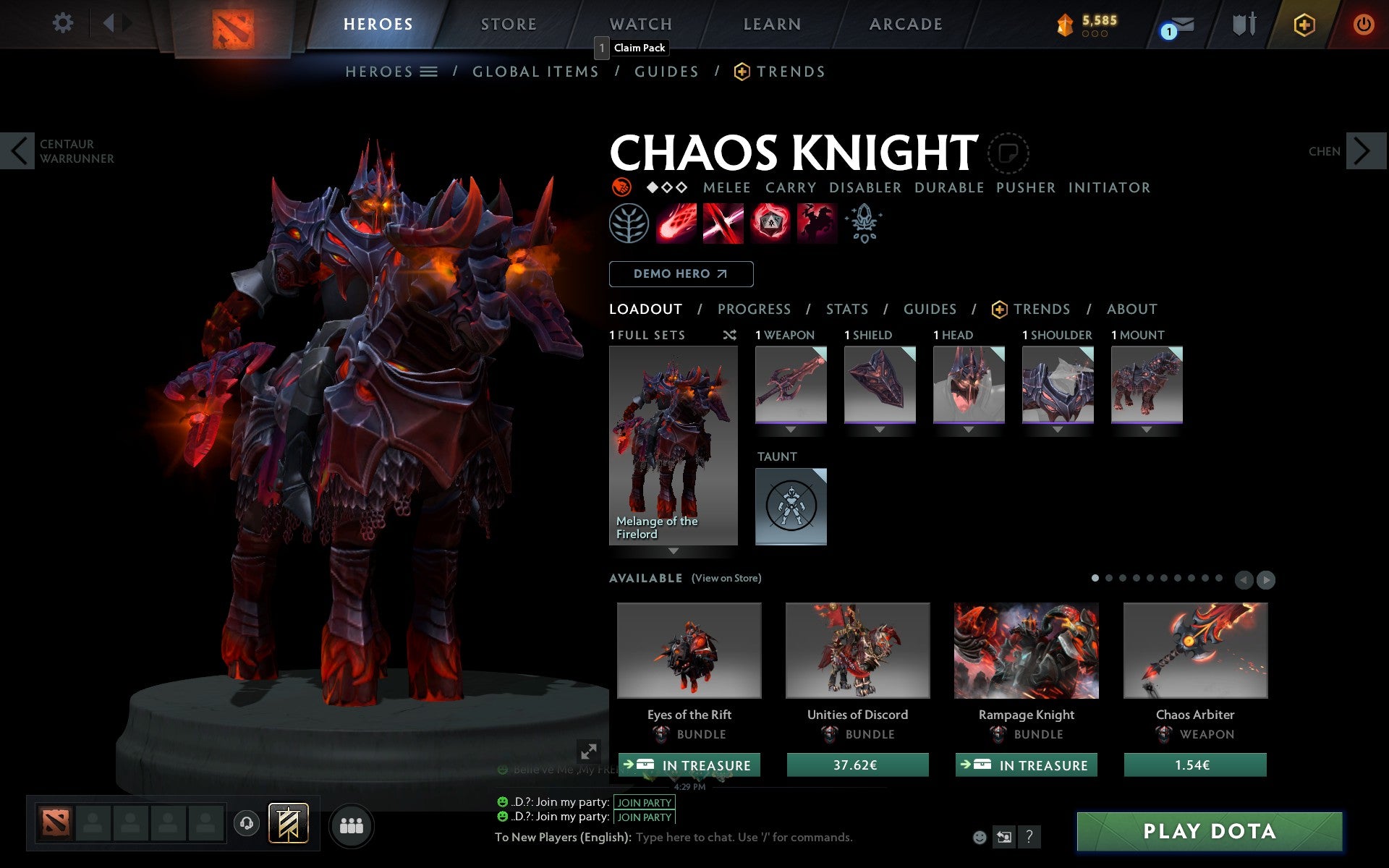 Crusader V | MMR: 2231 - Behavior: 10000