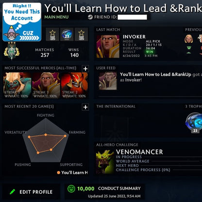 Archon III | MMR: 2570 - Behavior: 10000