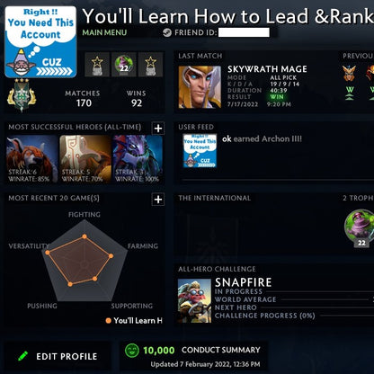 Archon III | MMR: 2670 - Behavior: 10000