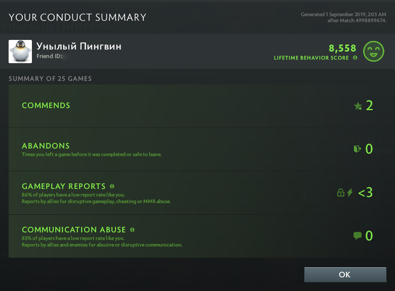 Uncalibrated | MMR: TBD - Behavior: 8558