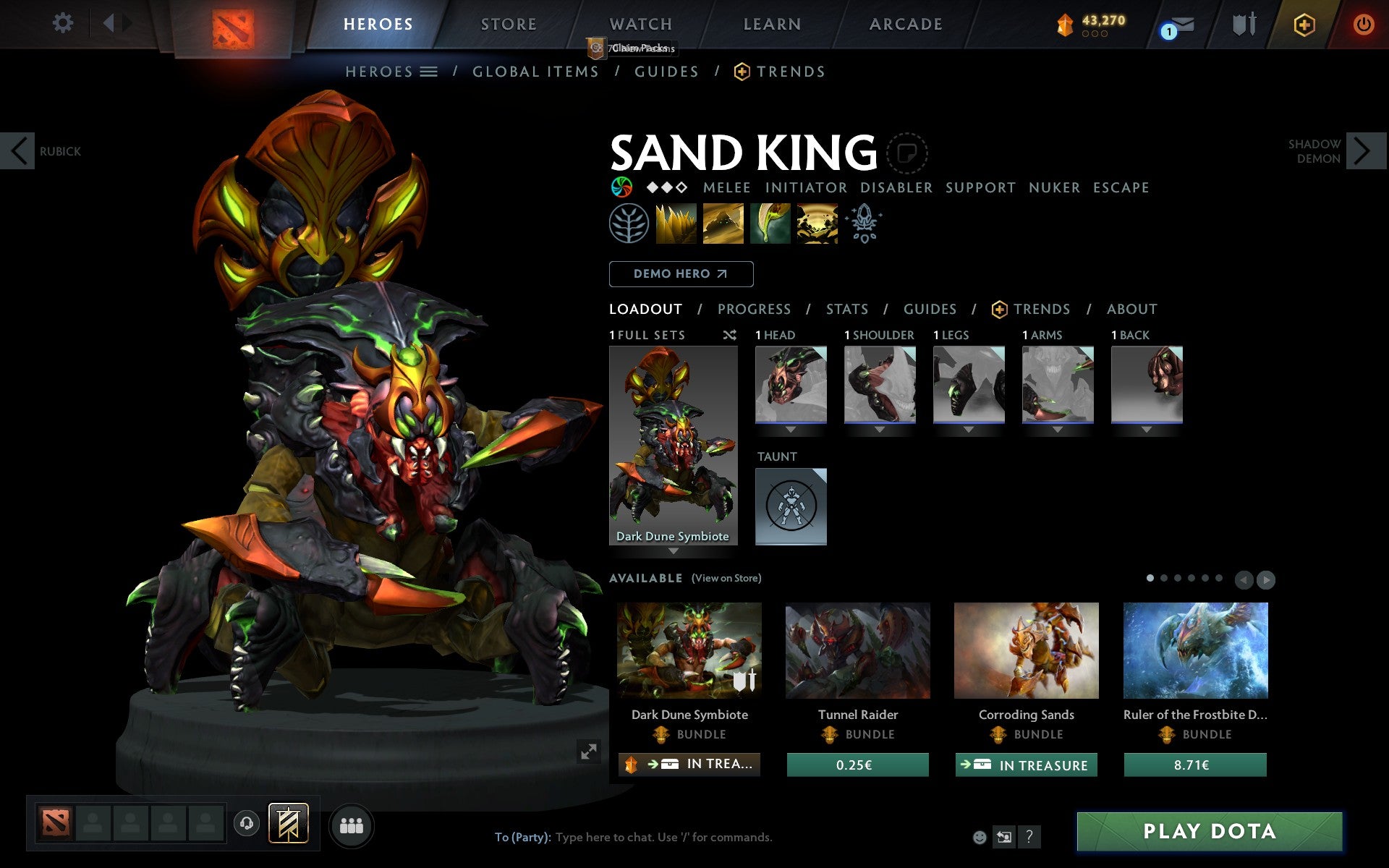 Immortal | MMR: 6714 - Behavior: 9680