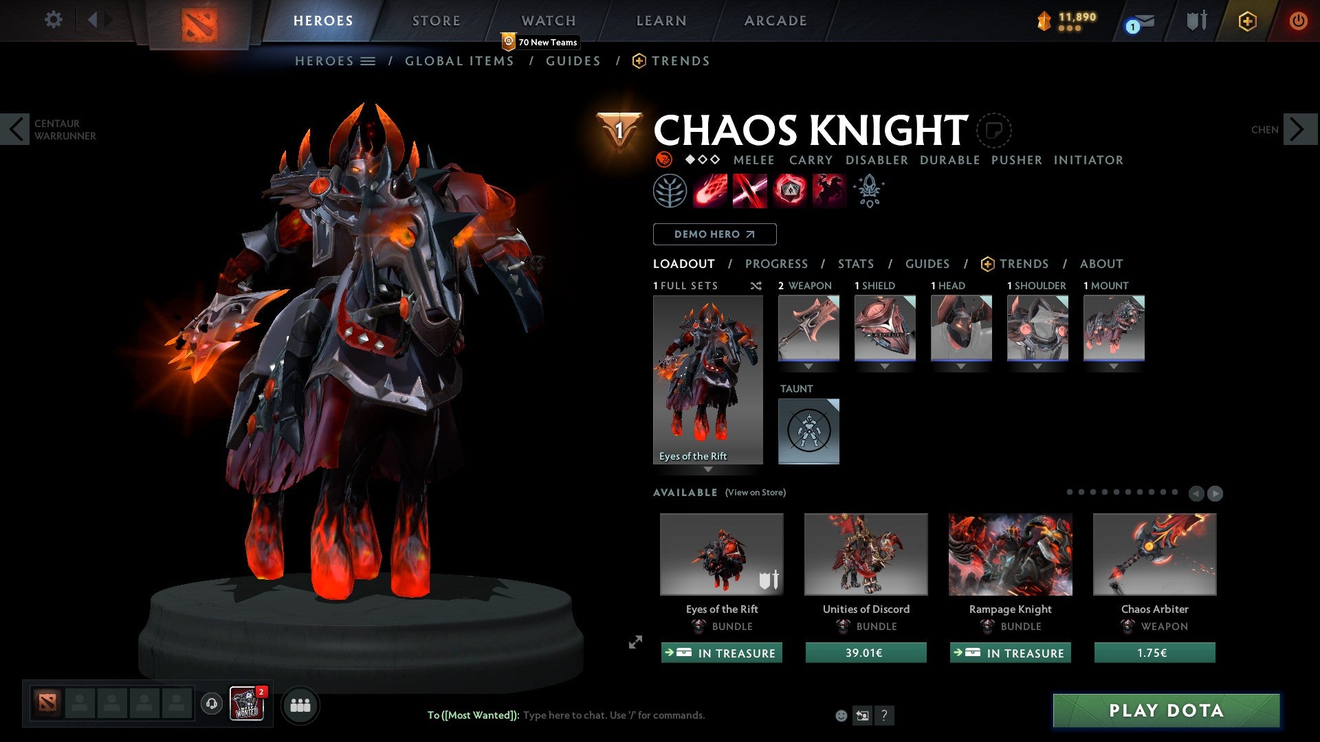 Ancient I | MMR: 3910 - Behavior: 10000