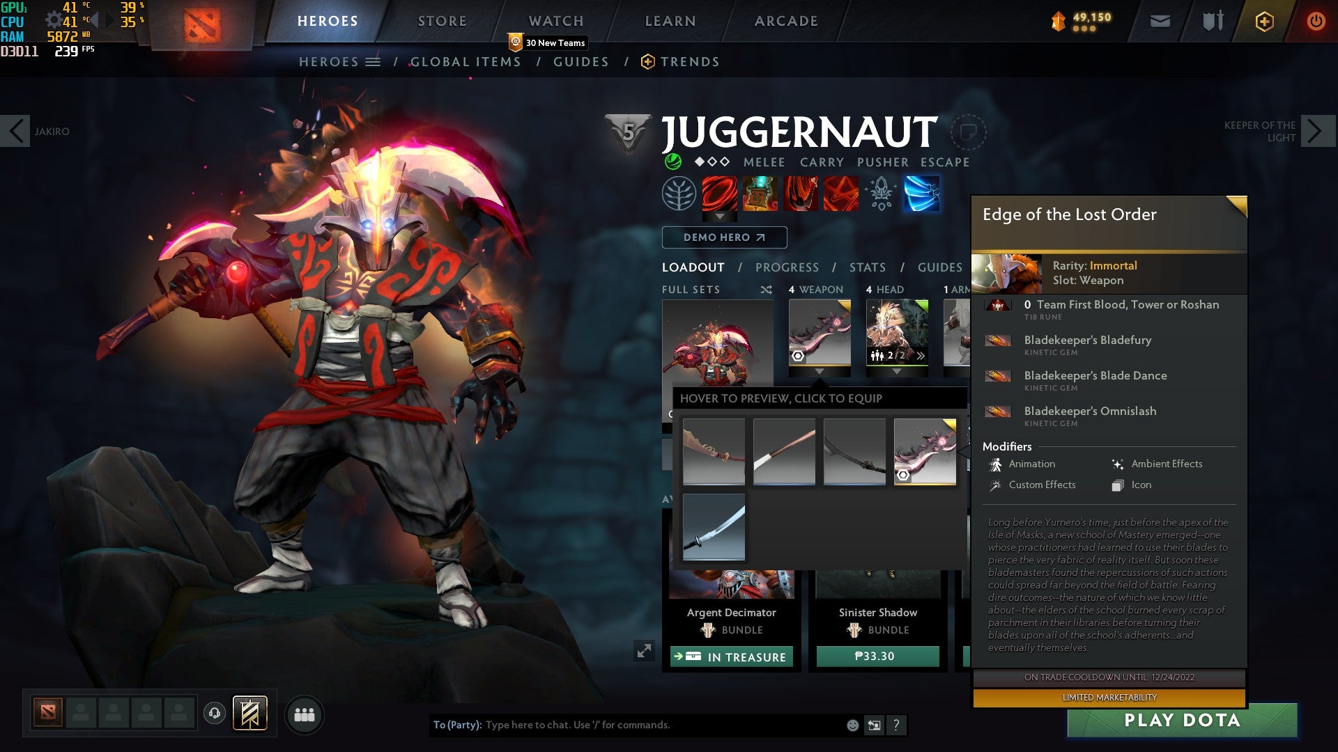 Archon V | MMR: 2840 - Behavior: 8545