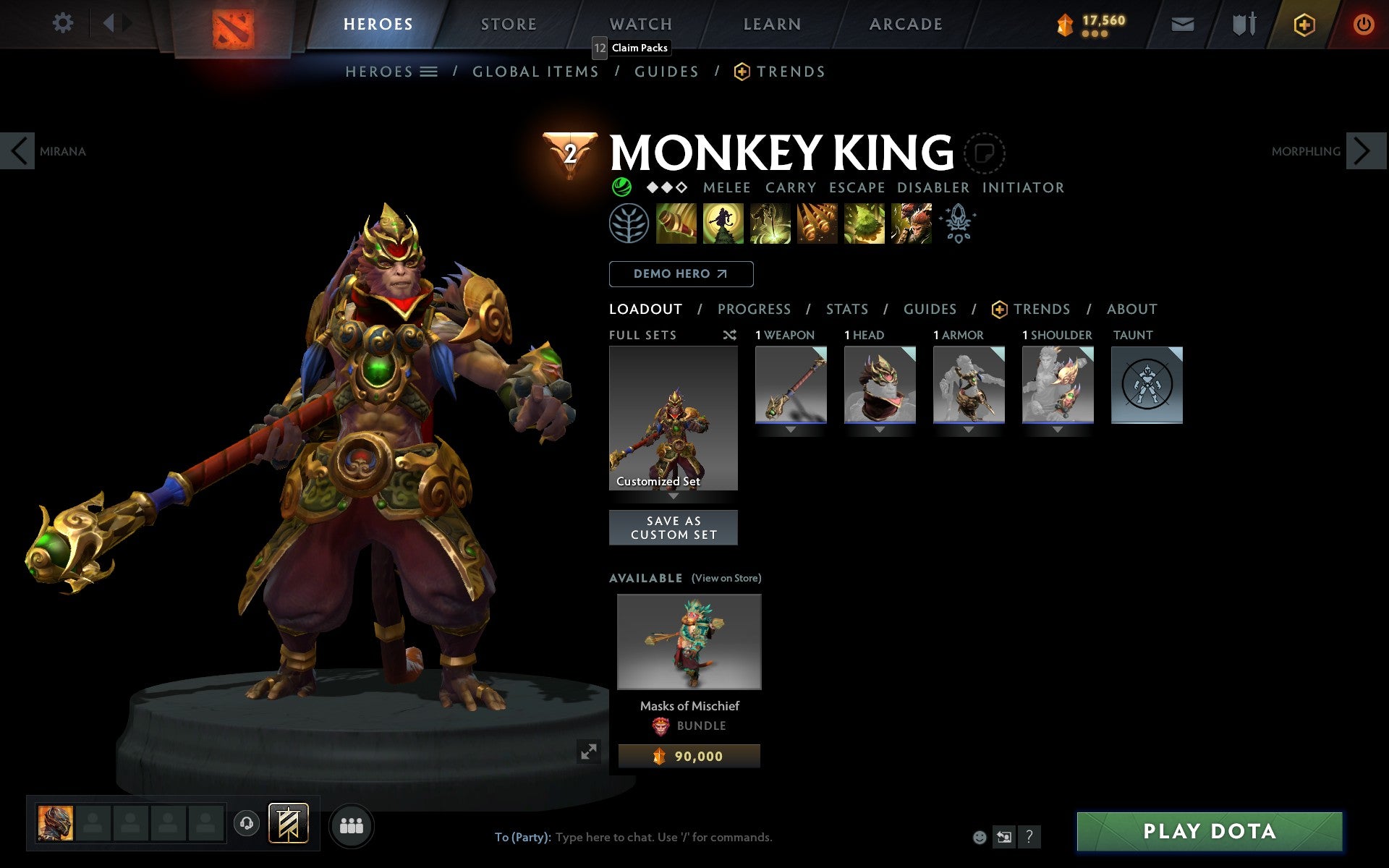 Herald II | MMR: 1 - Behavior: 10000