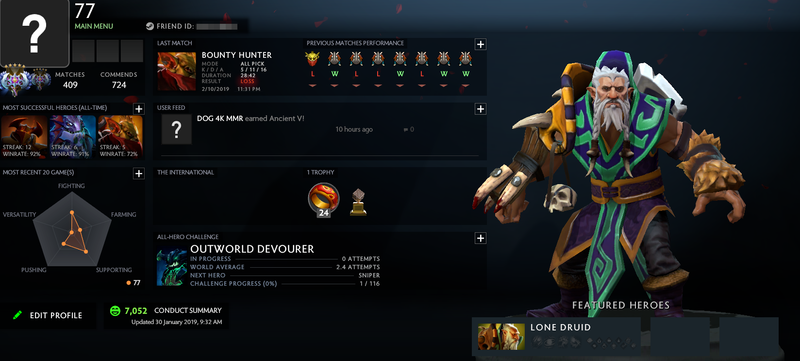Ancient V |  MMR: 4764 /  TBD