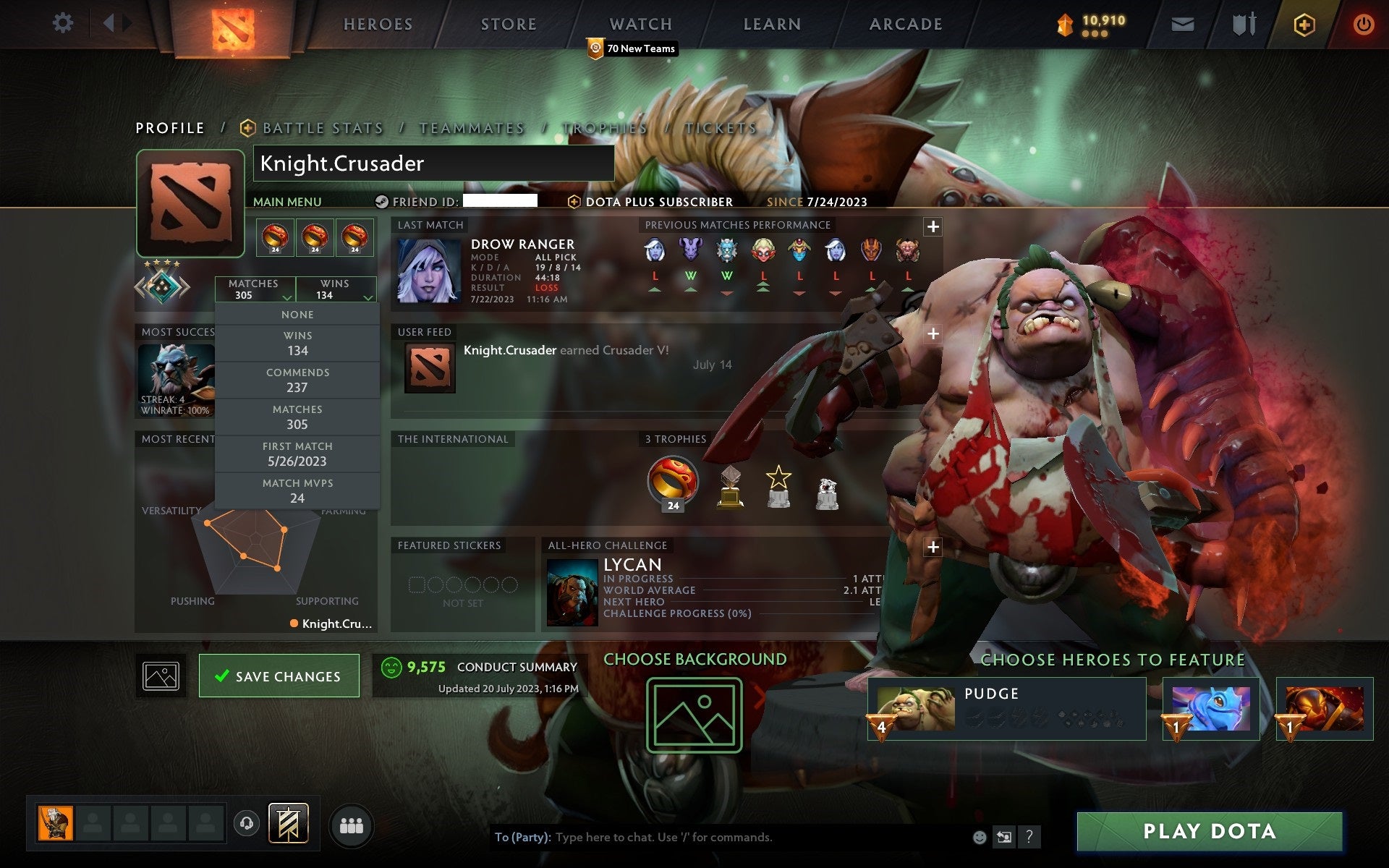 Crusader IV | MMR: 1904 - Behavior: 9575