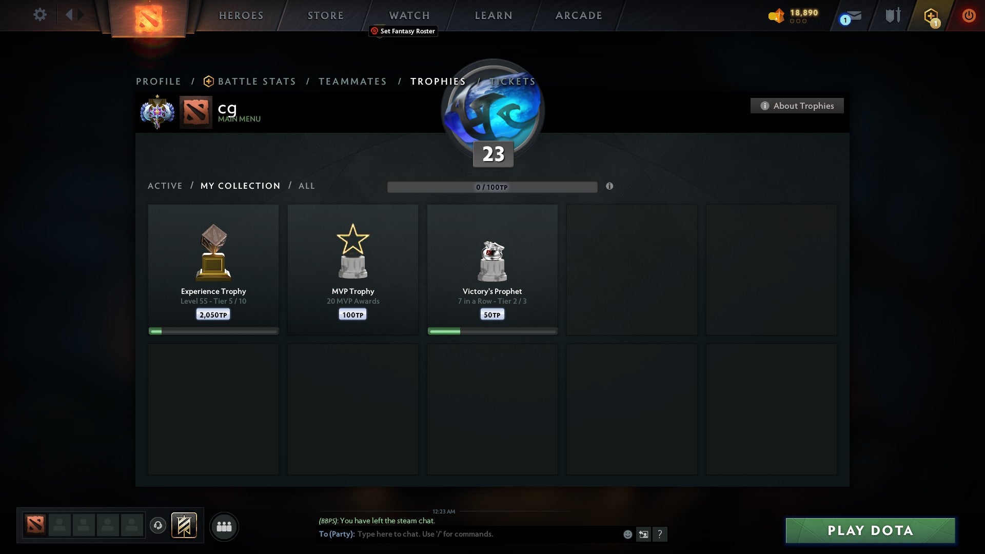 Ancient I | MMR: 3860 - Behavior: 10000