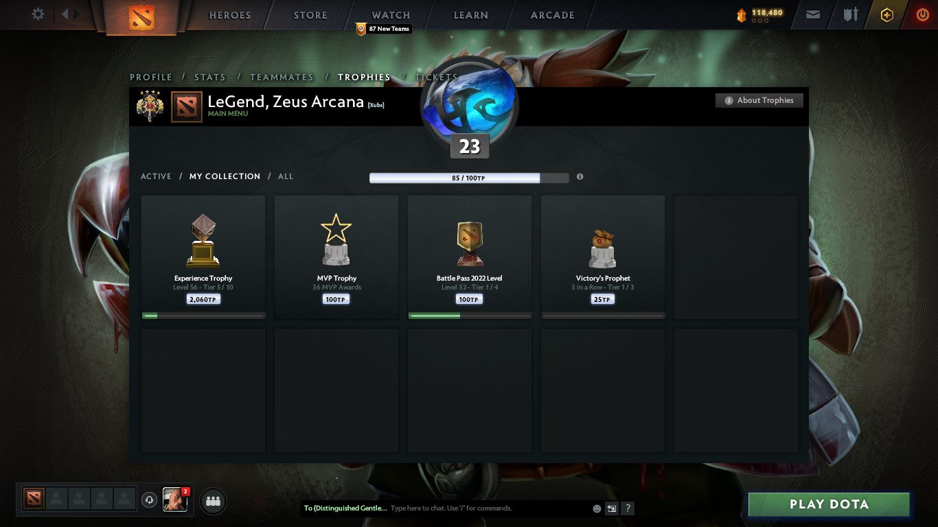 Legend III | MMR: 3580 - Behavior: 10000