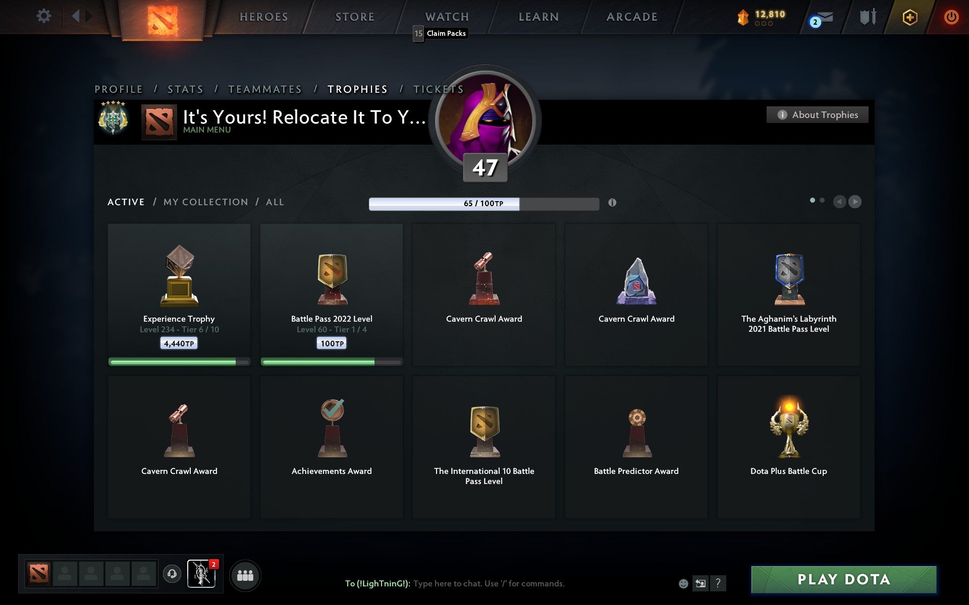 Archon V | MMR: 3071 - Behavior: 10000