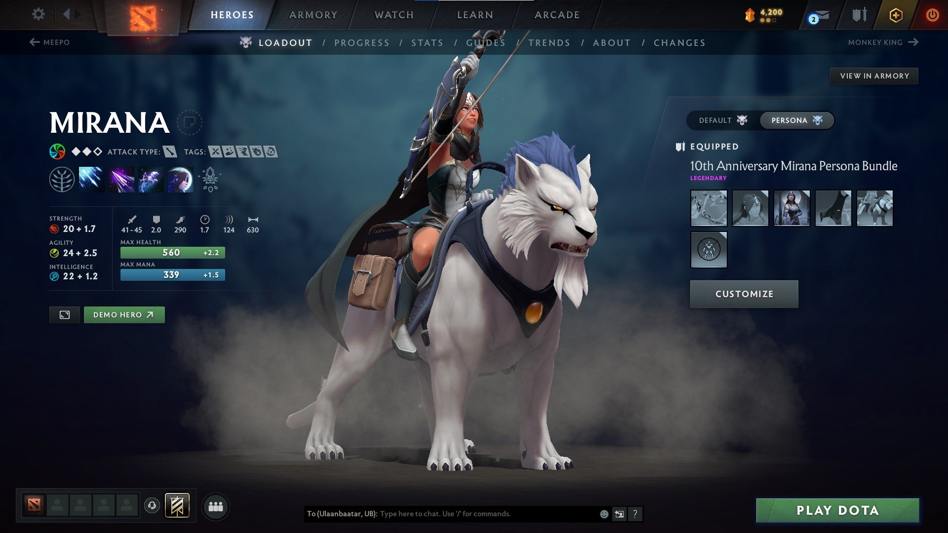 Legend IV | MMR: 3679 - Behavior: 10380 - Communication: 10380