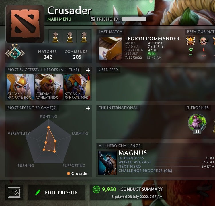 Crusader II | MMR: 1810 - Behavior: 9950