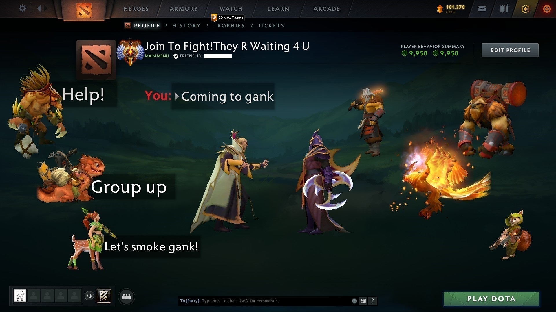 Immortal | MMR: 7282 - Behavior: 9950 - Communication: 9950