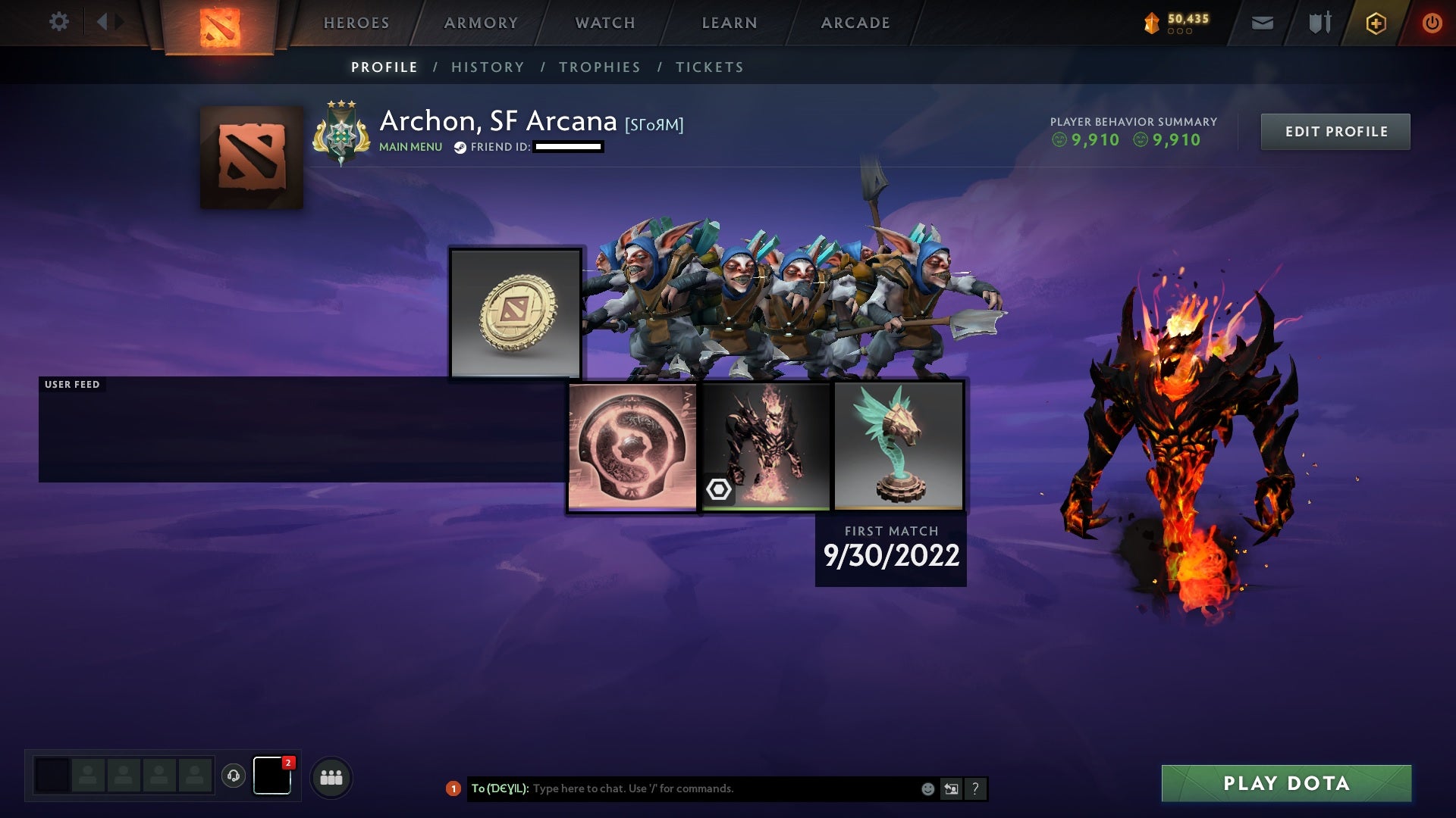 Archon III | MMR: 2547 - Behavior: 9910 - Communication: 9910