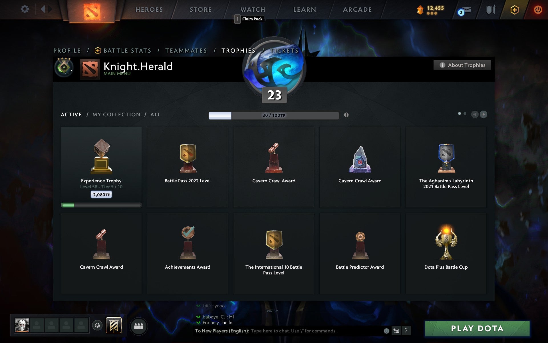 Herald IV | MMR: 437 - Behavior: 10000