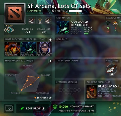 Crusader IV | MMR: 2000 - Behavior: 10000