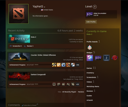 Ancient I | MMR: 3760 - Behavior: 9895