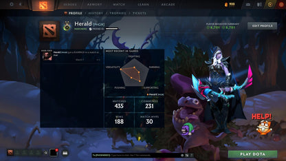 Herald II | MMR: 43 - Behavior: 8701 - Communication: 8701